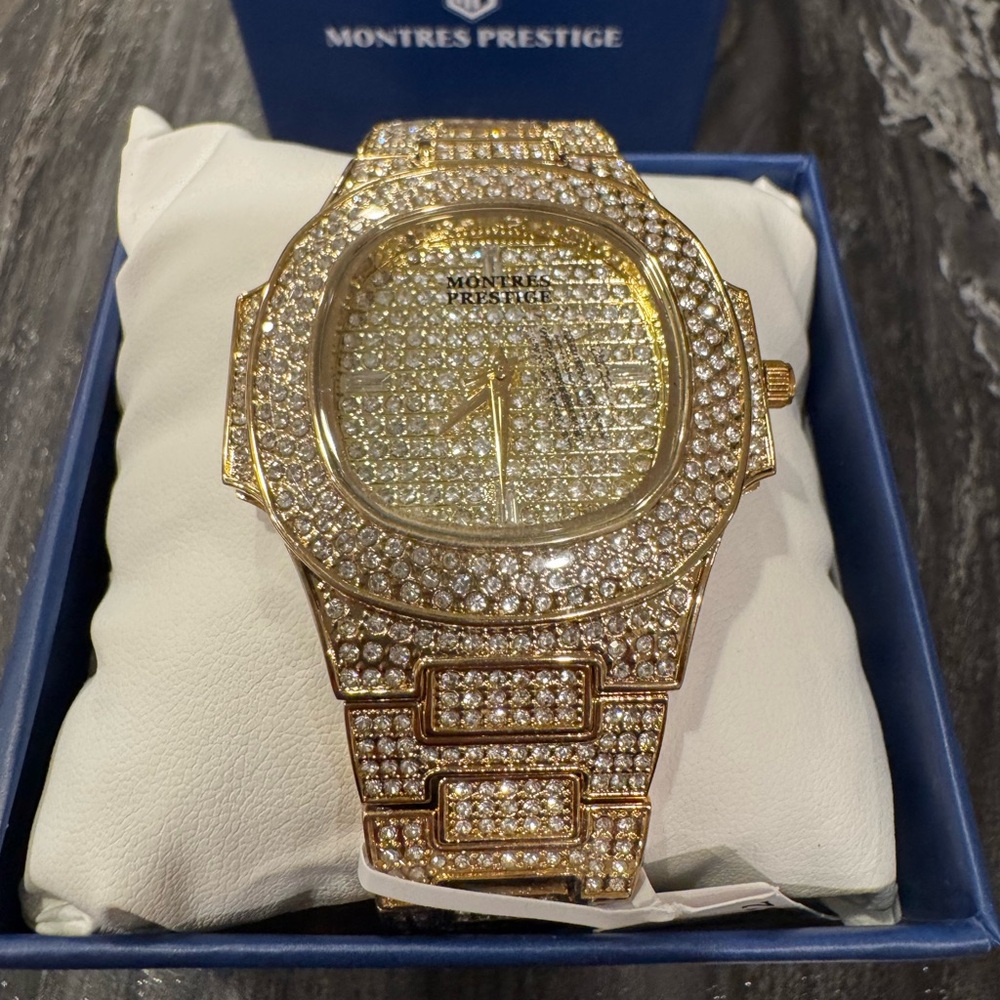 Montres Prestige Vesper X Invicta Men's Watch - 42mm, Gold MPW-0132 NEW